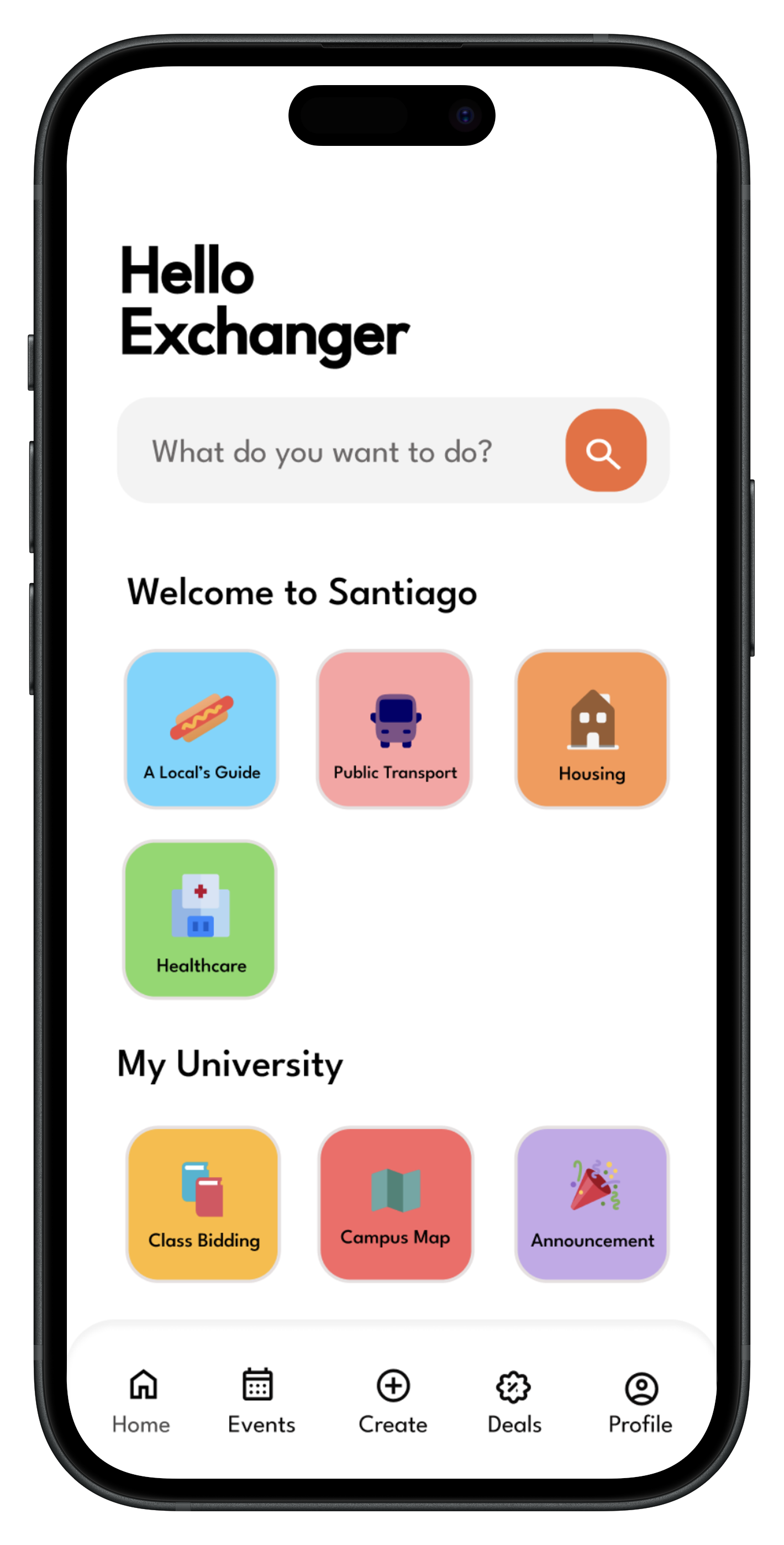 Ohana App Mockup